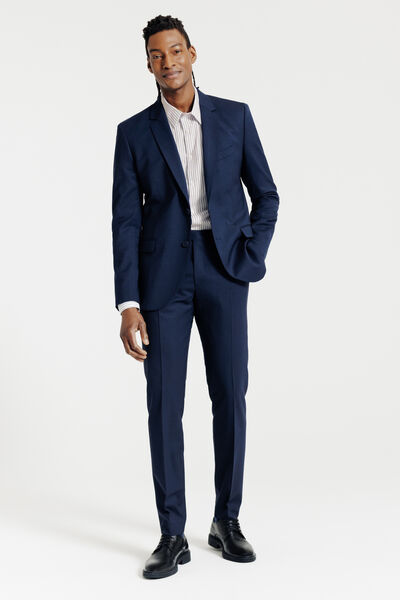 Chemise regular ray&eacute;e en coton