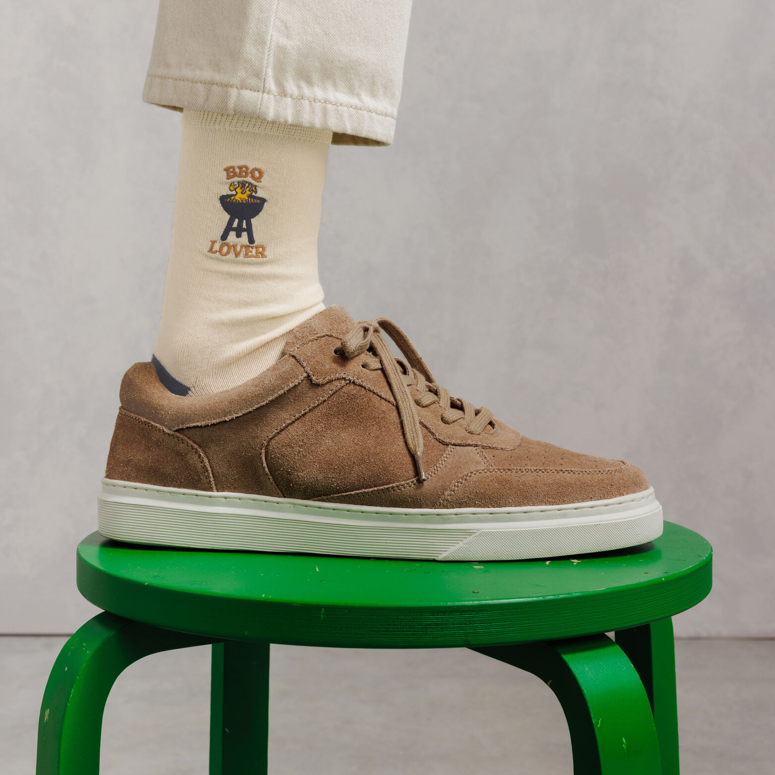 Chaussettes hautes fantaisie f&ecirc;te des p&egrave;res