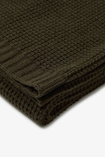 Echarpe unie en maille