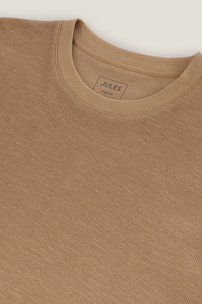 T-shirt in reliëfstof