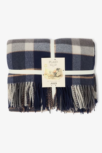 Geruite plaid