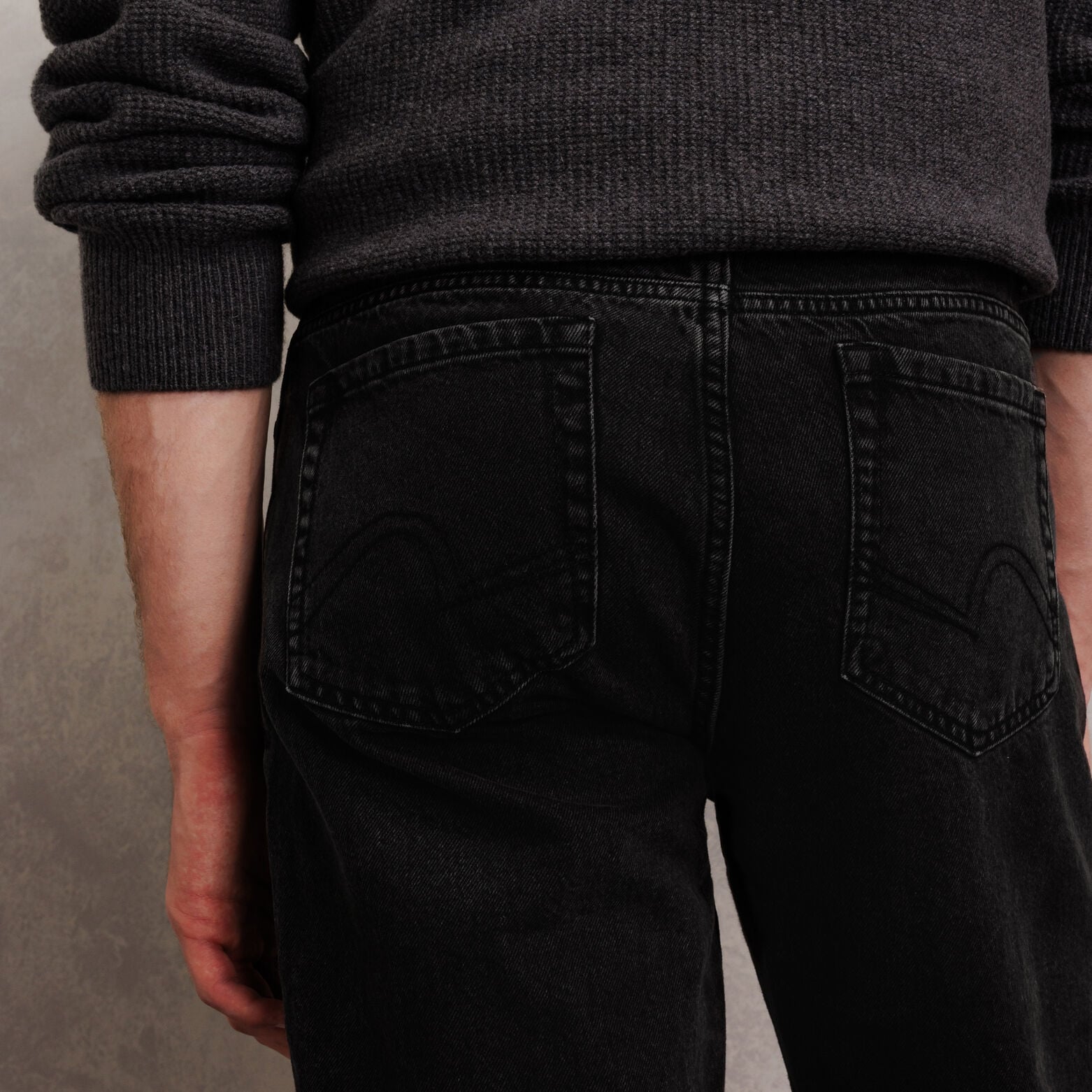 Jean straight 4 longueurs 100% coton