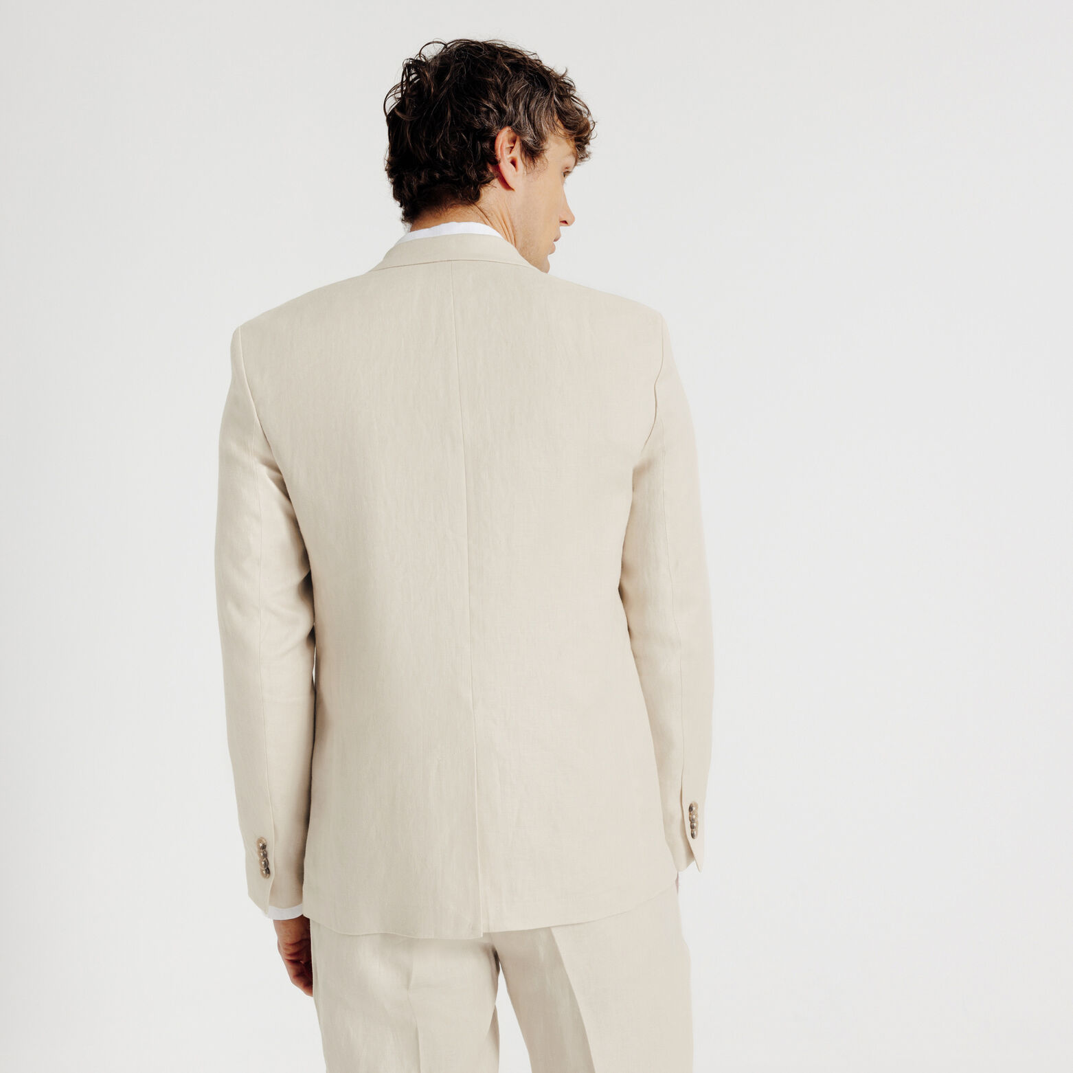 Veste de costume confort en lin