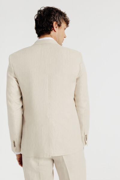 Veste de costume confort en lin