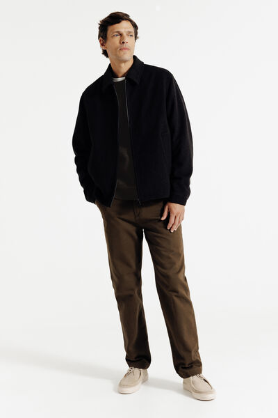 Pull col rond mousseux