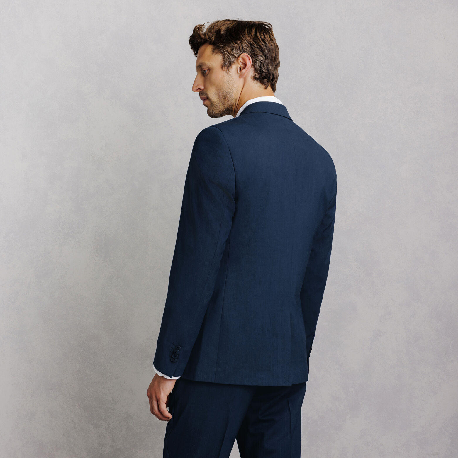 Veste de costume slim bi-stretch unie