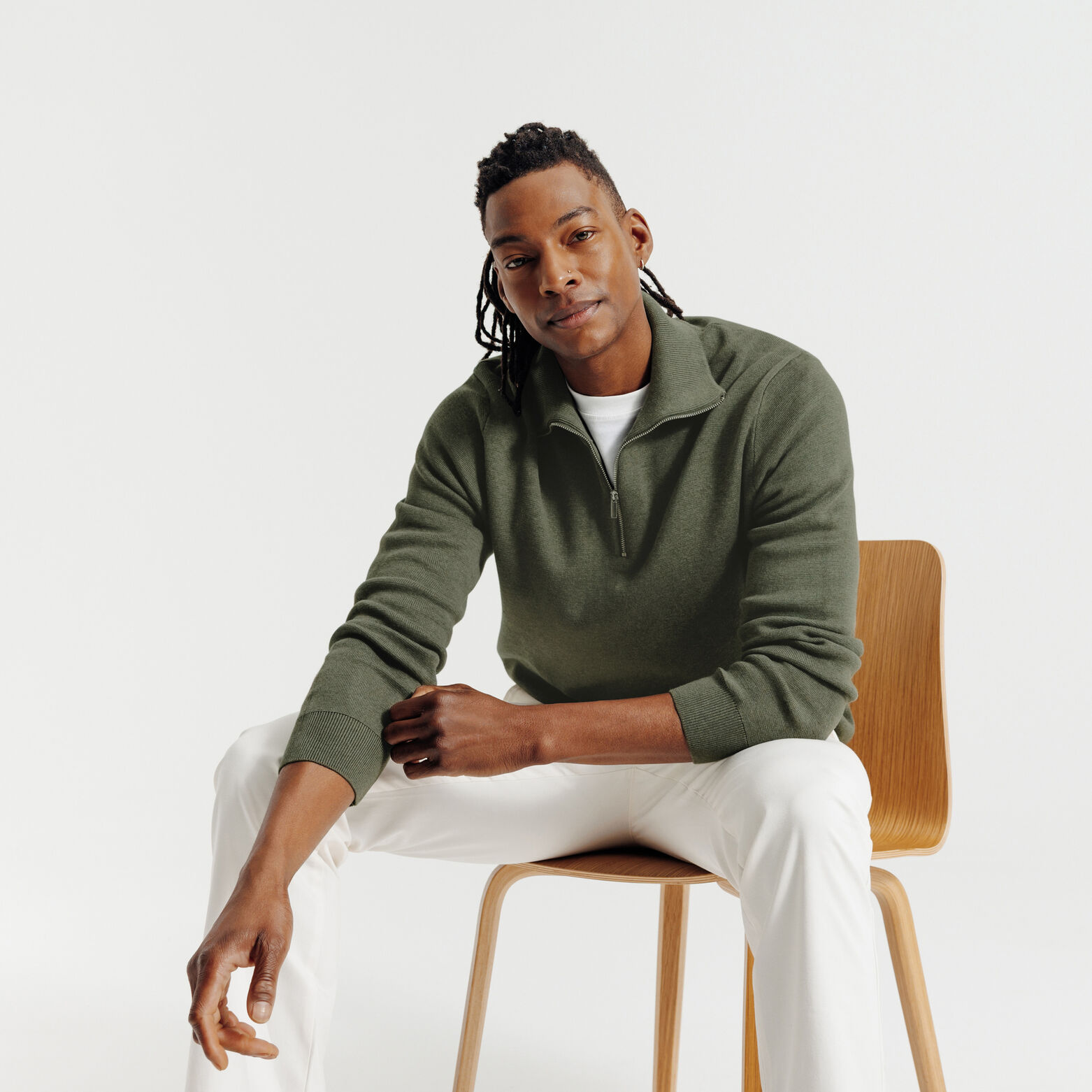 "Le Parfait by JULES" trui met truckerskraag