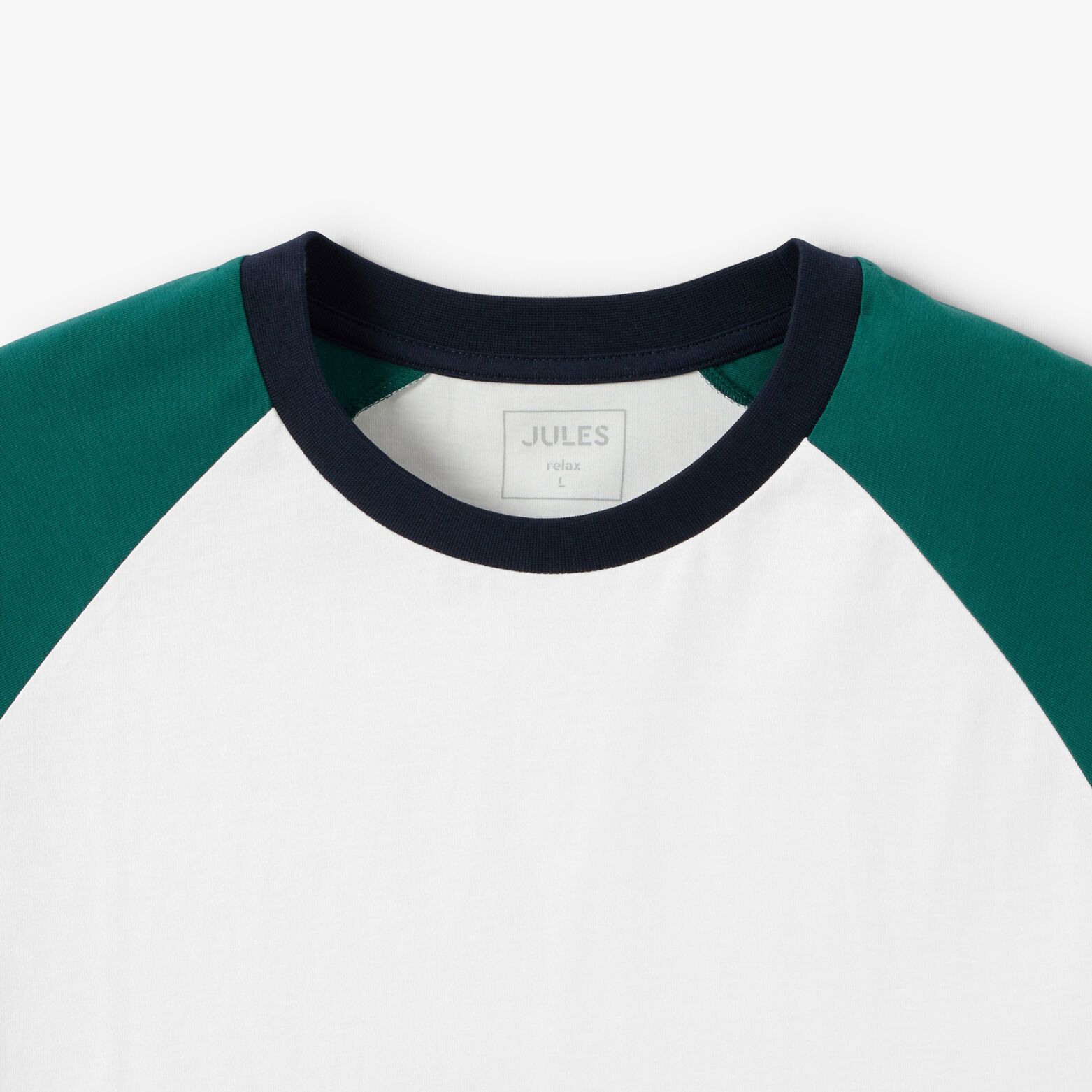 Tee shirt raglan contrast&eacute;