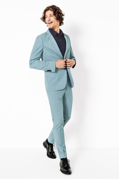 Chemise slim unie coton