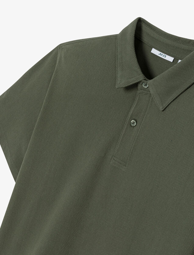 Polo manches courtes chevron