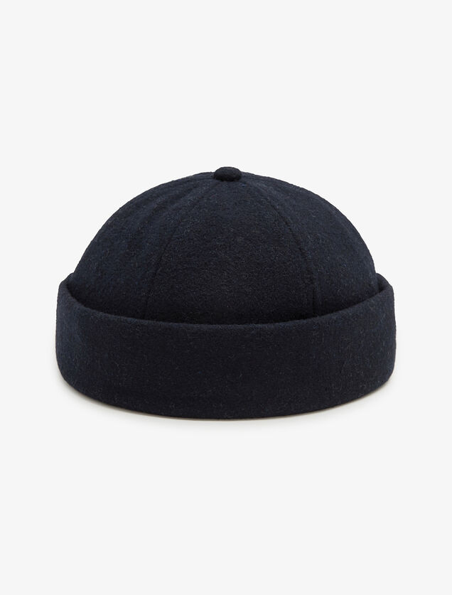 Casquette sans visi&egrave;re en flanelle