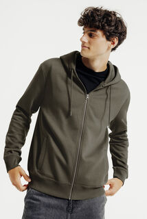 Sweat &agrave; capuche zipp&eacute;