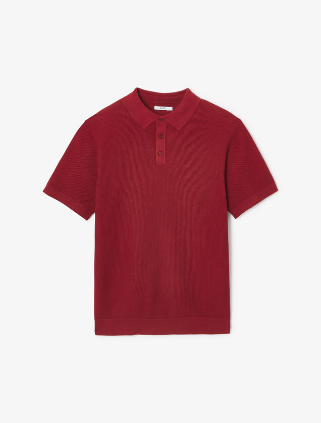 Polo en maille micro piqu&eacute;