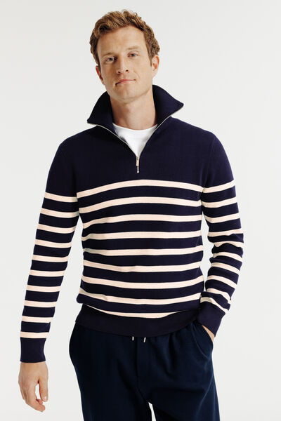 "Le Parfait by JULES" trui met truckerskraag