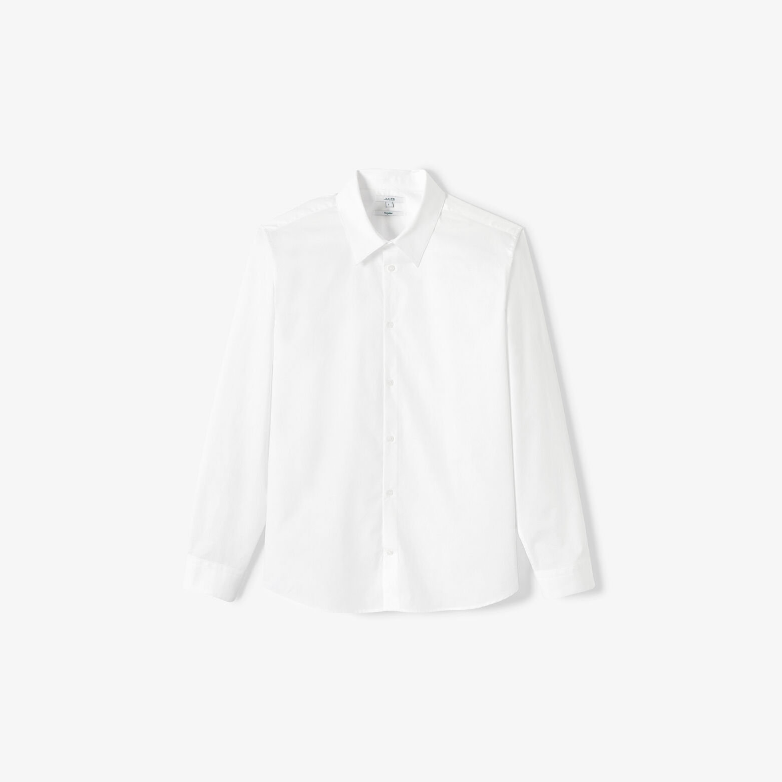 Chemise en coton regular unie