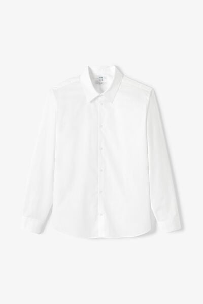 Chemise en coton regular unie