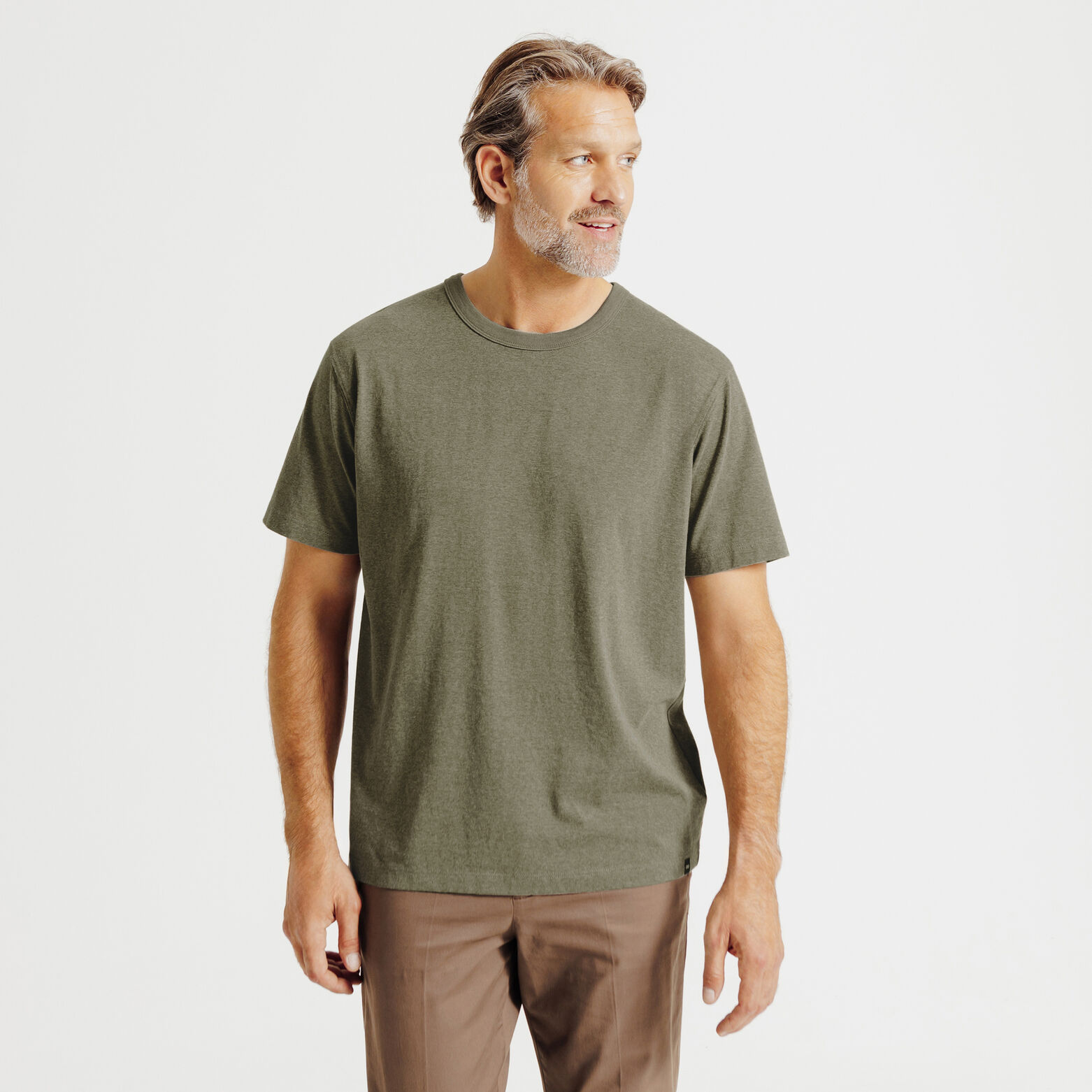 Relax fit t-shirt in katoen