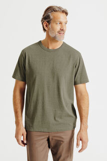 Relax fit t-shirt in katoen