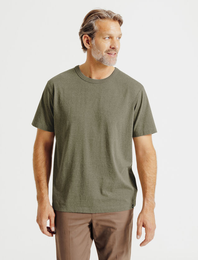 Relax fit t-shirt in katoen