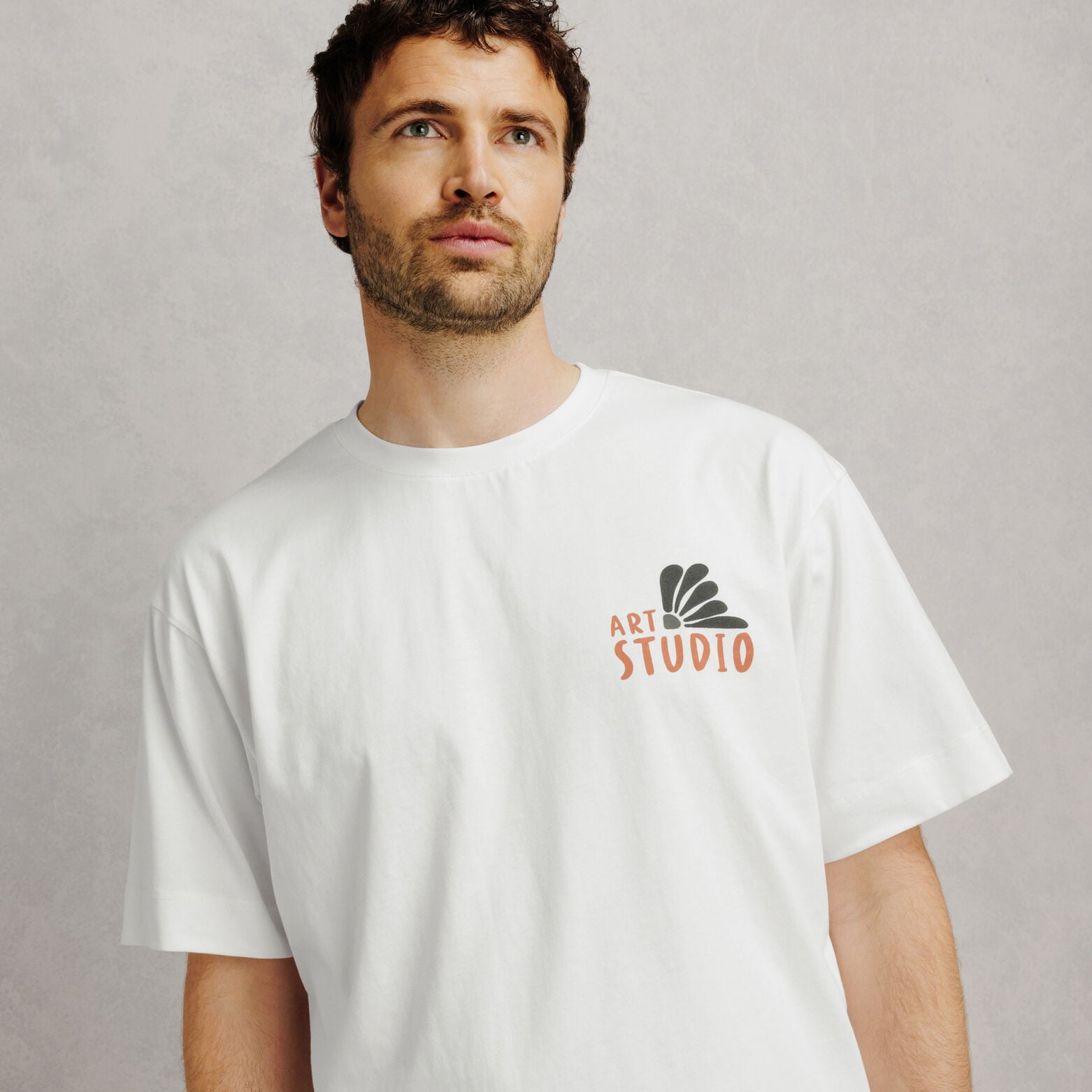 Tee shirt imprim&eacute; devant et dos fleurs