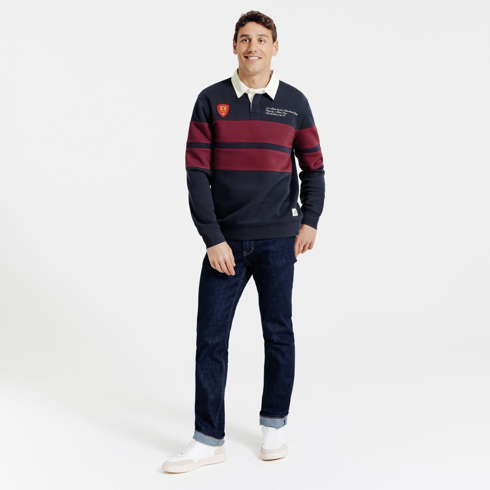 Polo manches longues licence France Rugby