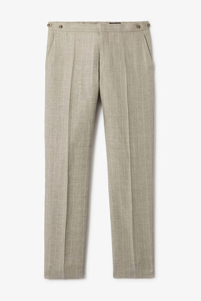 Pantalon de costume confort ray&eacute;