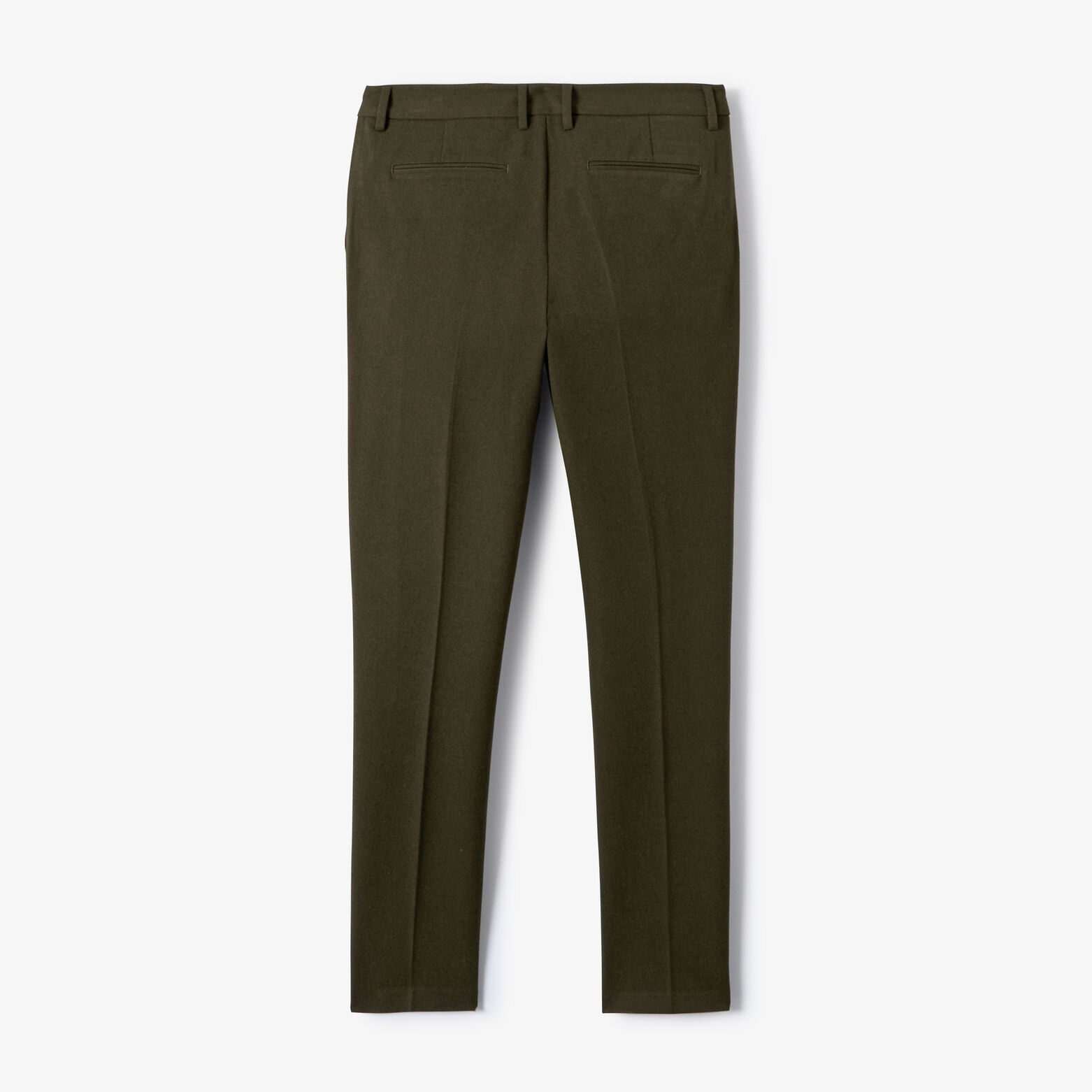 Pantalon chino slim en flanelle