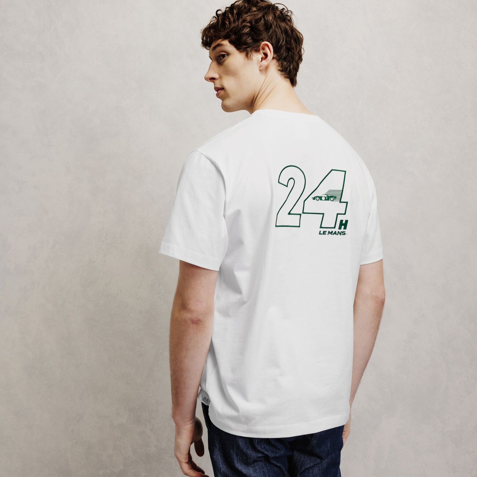 Tee shirt imprim&eacute; et brod&eacute; licence 24H le Mans