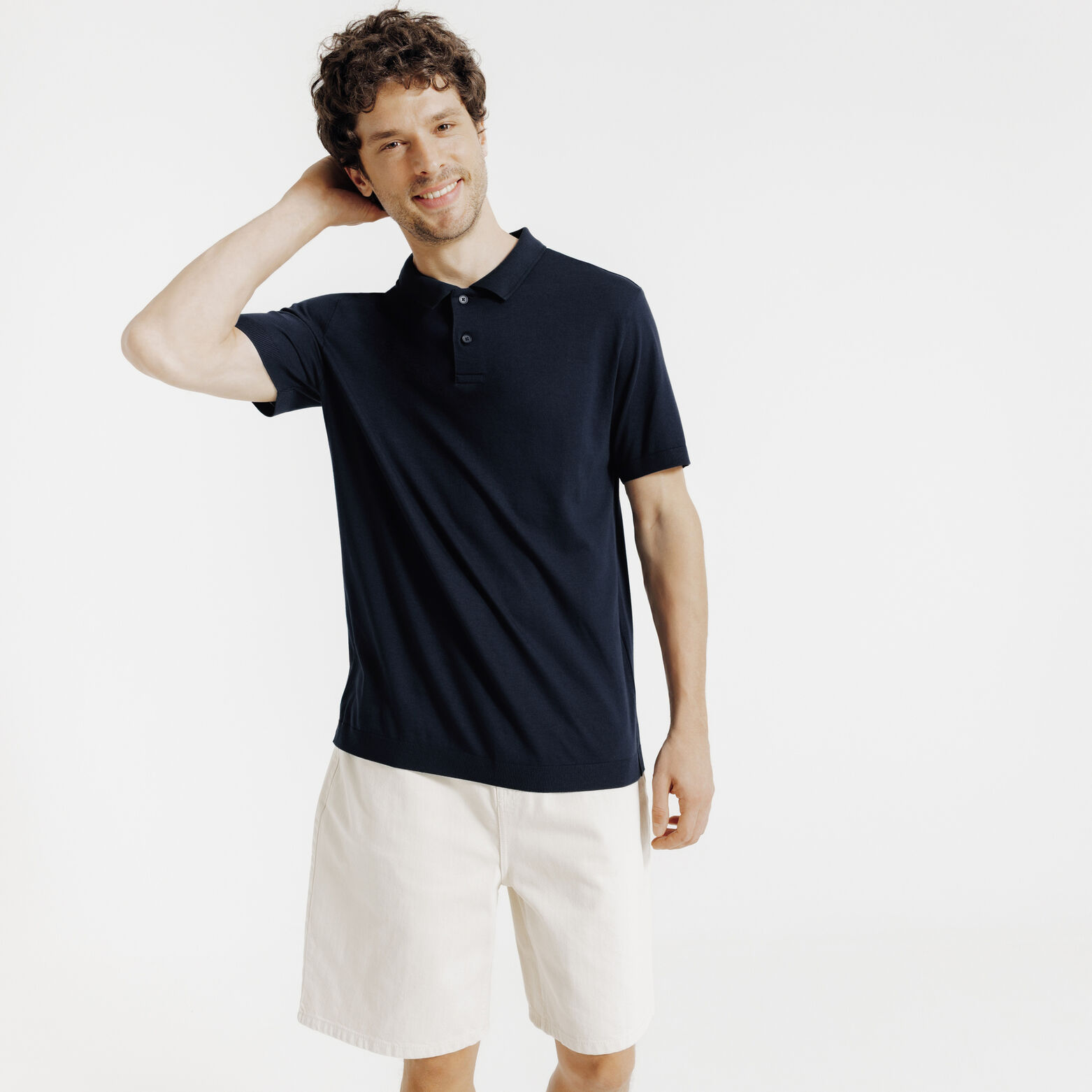 Polo manches courtes uni