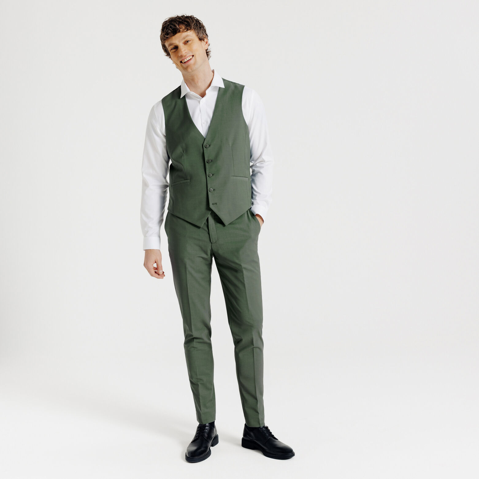 Gilet de costume slim bi-strech