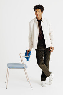 Chemise en maille coton slim