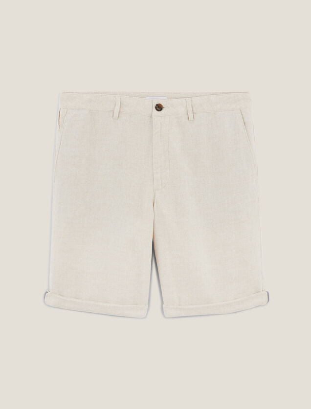 Bermuda à motif chevron