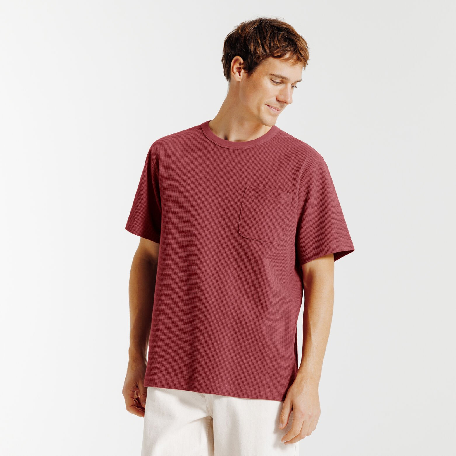 Tee shirt mati&egrave;re gaufr&eacute;e