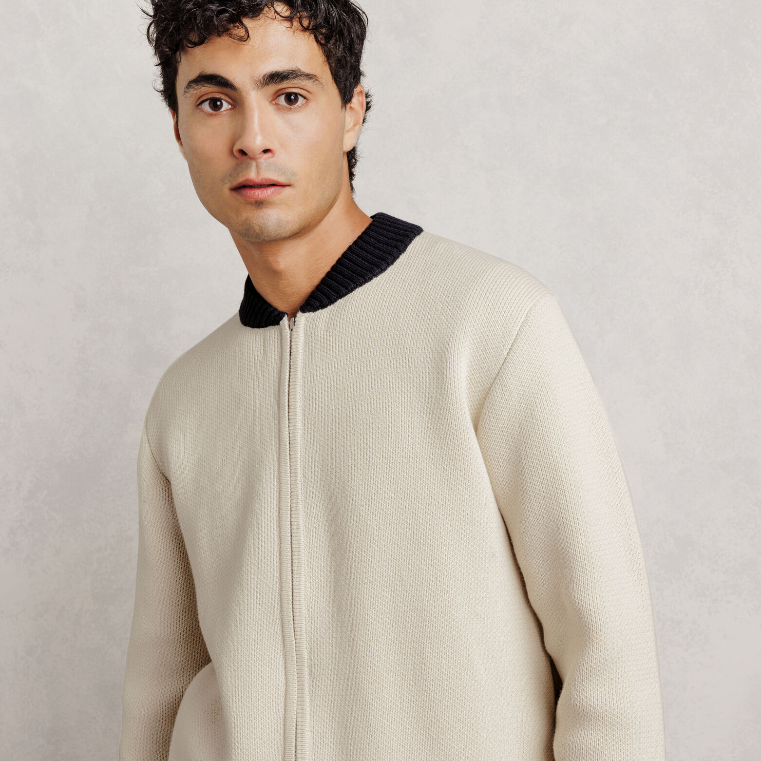 Gilet bomber zipp&eacute;