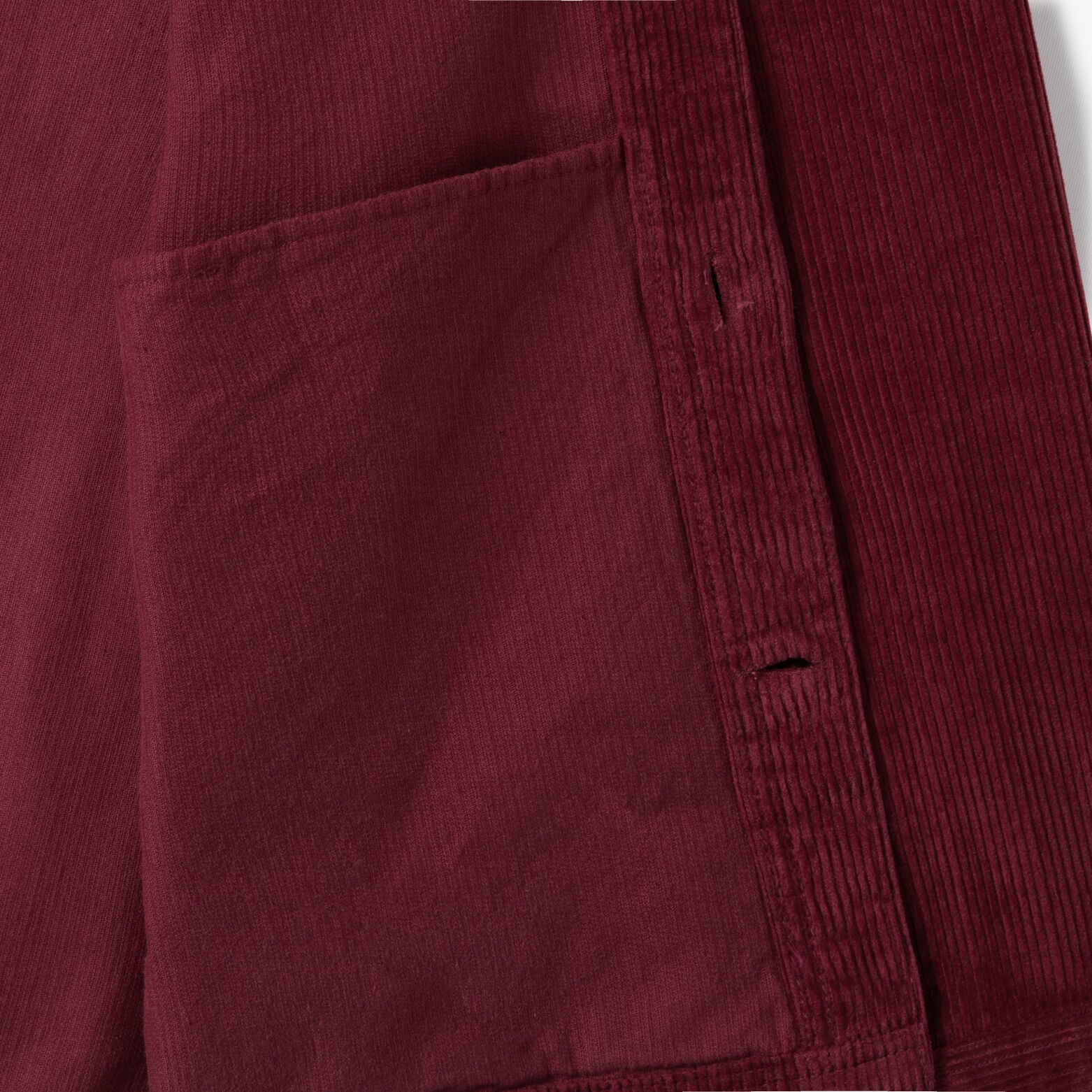 Surchemise en velours unie