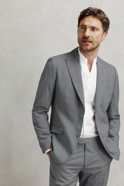 Veste de costume slim 100% laine italienne