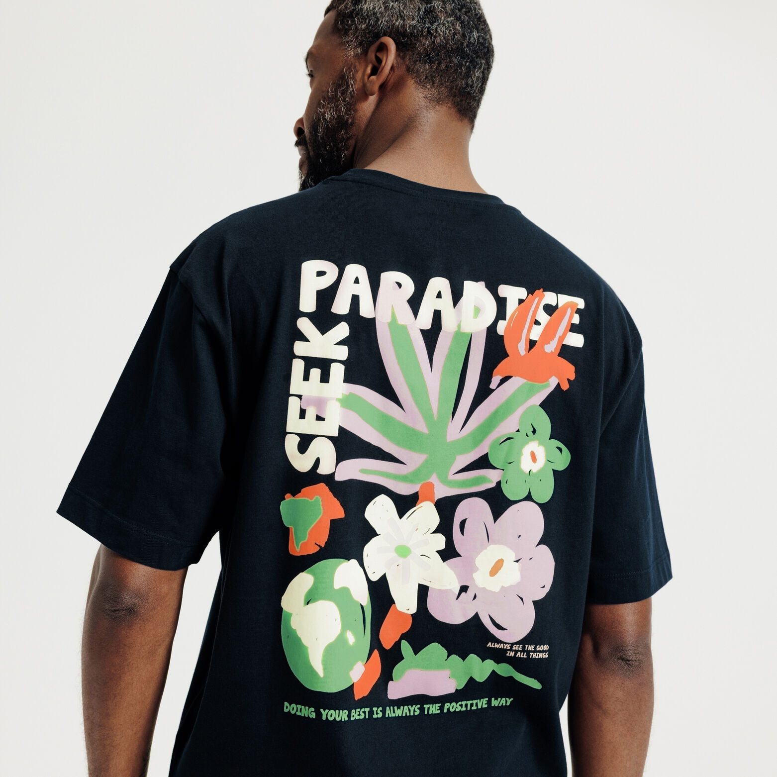 Tee shirt imprim&eacute; devant et dos