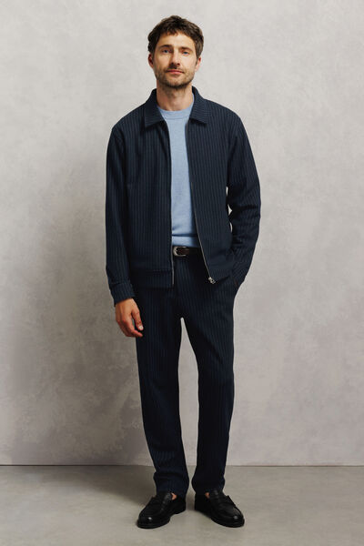Veste zipp&eacute;e ray&eacute;e
