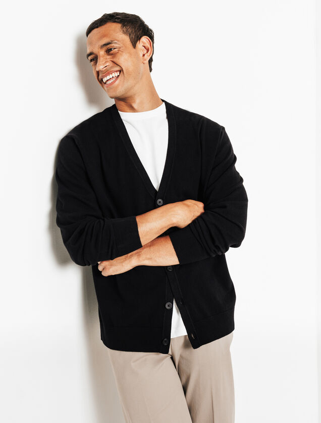 Cardigan boutonn&eacute;