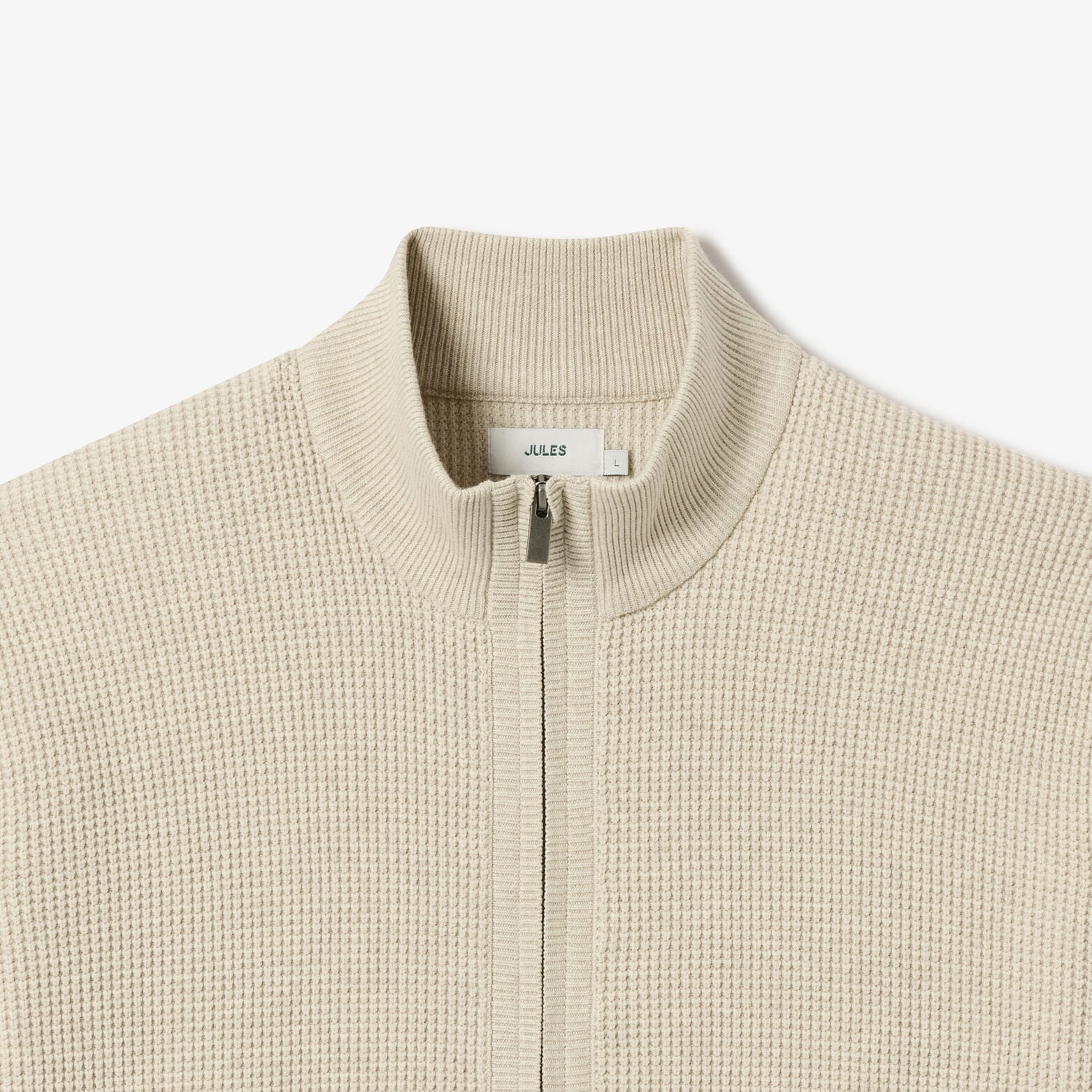 Gilet zipp&eacute; col montant