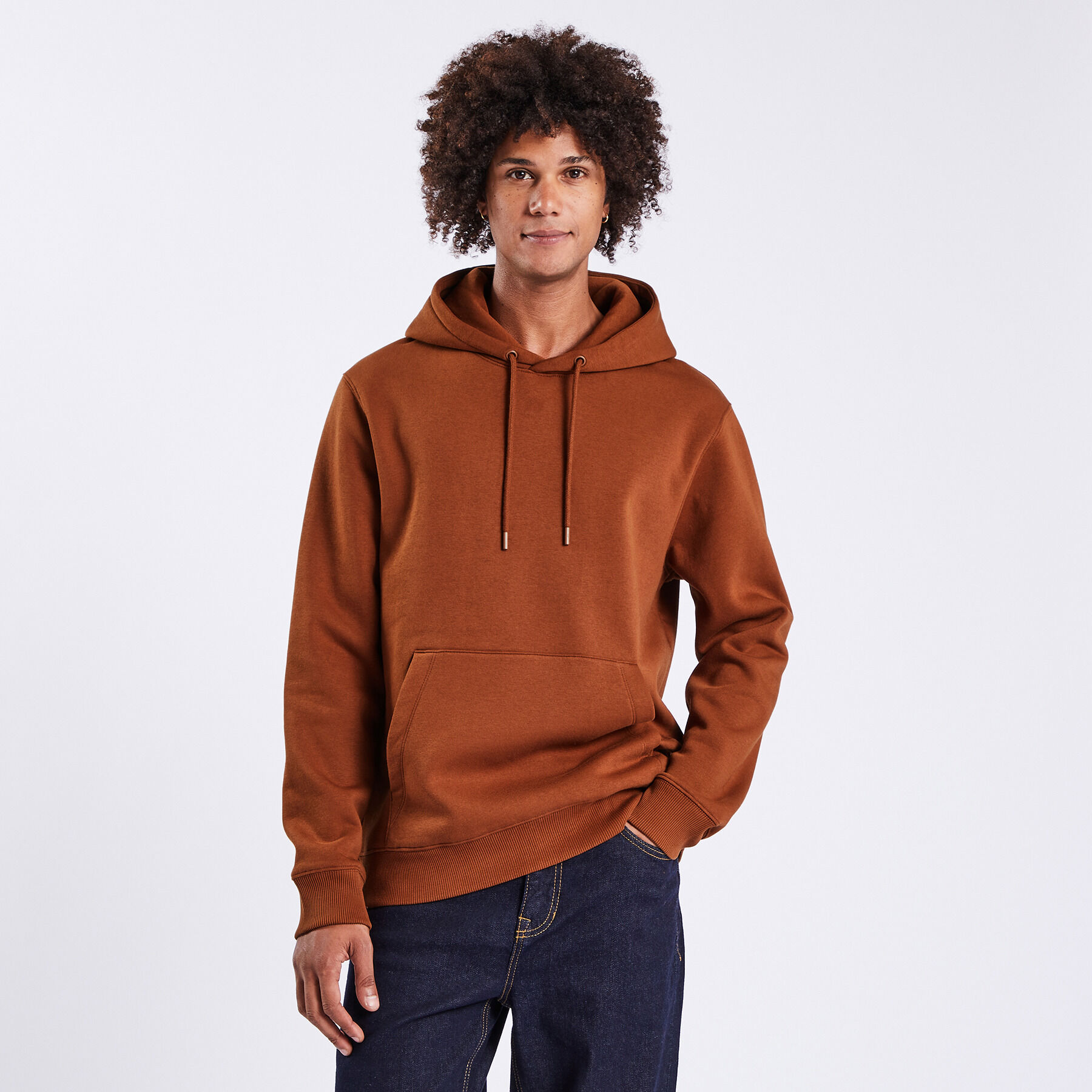 Sweat capuche Marron Homme Jules BE