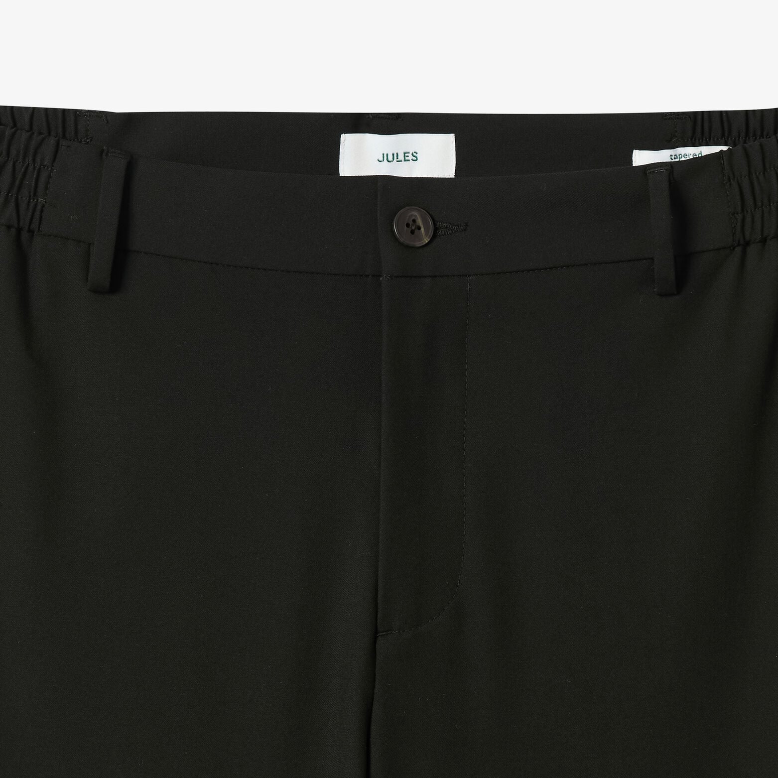 Pantalon tapered taille semi-&eacute;lastiqu&eacute;e
