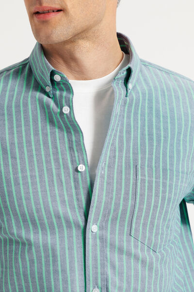 Chemise oxford ray&eacute;e "le parfait by JULES"