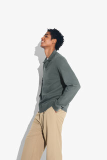 Polo manches longues col resort