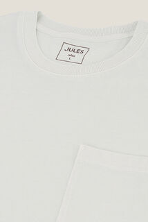 Tee shirt coton poche poitrine