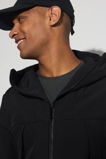 Blouson softshell à capuche