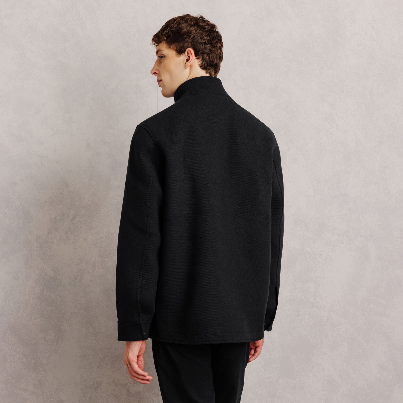 Manteau court parementure amovible
