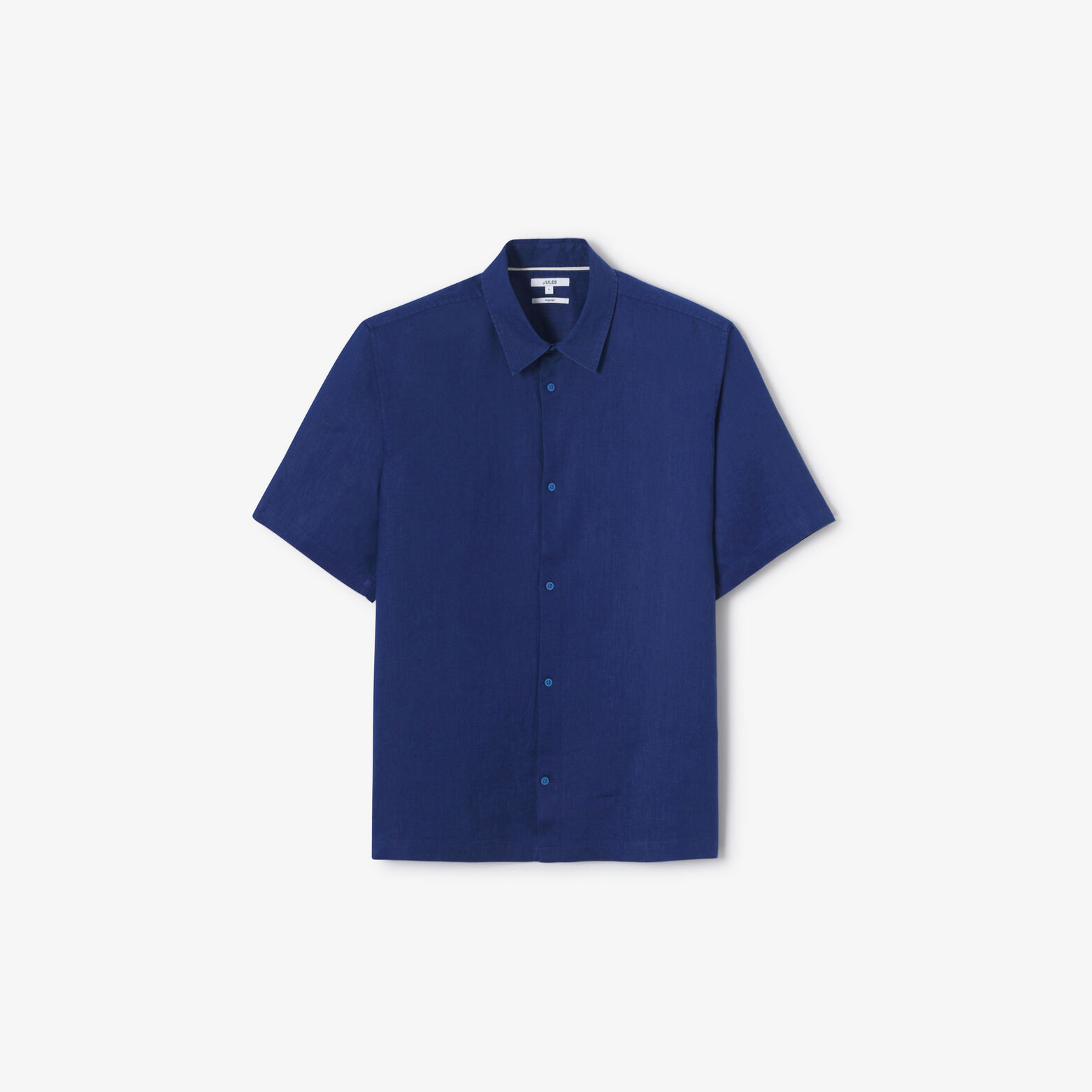 Chemisette en coton lin unie