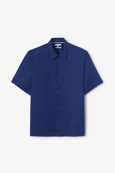 Chemisette en coton lin unie