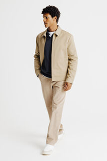 Polo en maille manches longues col resort